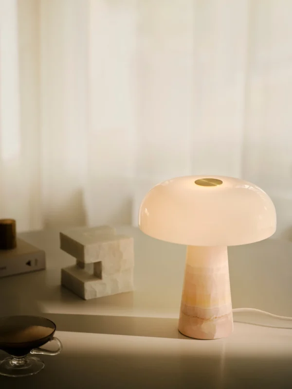 Lampa stołowa Nordlux Glossy Mini Różowa
