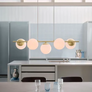Lampa wisząca Nordlux Lilly 5-spot Mosiądz