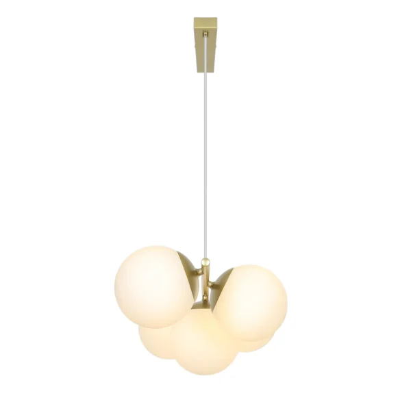 Lampa wisząca Nordlux Lilly 5-spot Mosiądz