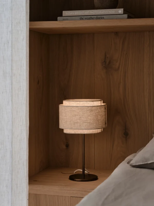 Lampa stołowa Nordlux Takai Beżowy
