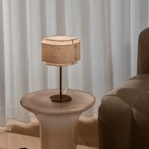 Lampa stołowa Nordlux Takai Beżowy