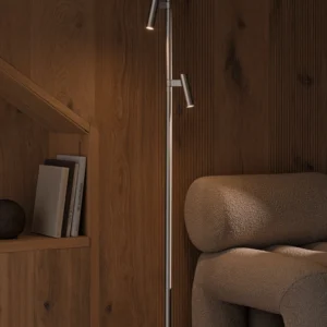 Lampa podłogowa Nordlux Makoto Satynowy Chrom