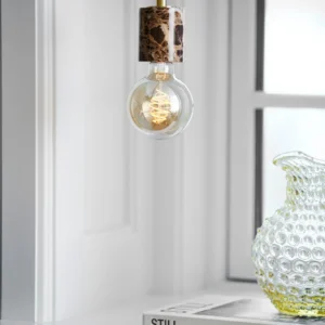 Lampa wisząca Nordlux Siv Pendant Kit Marble Brązowy