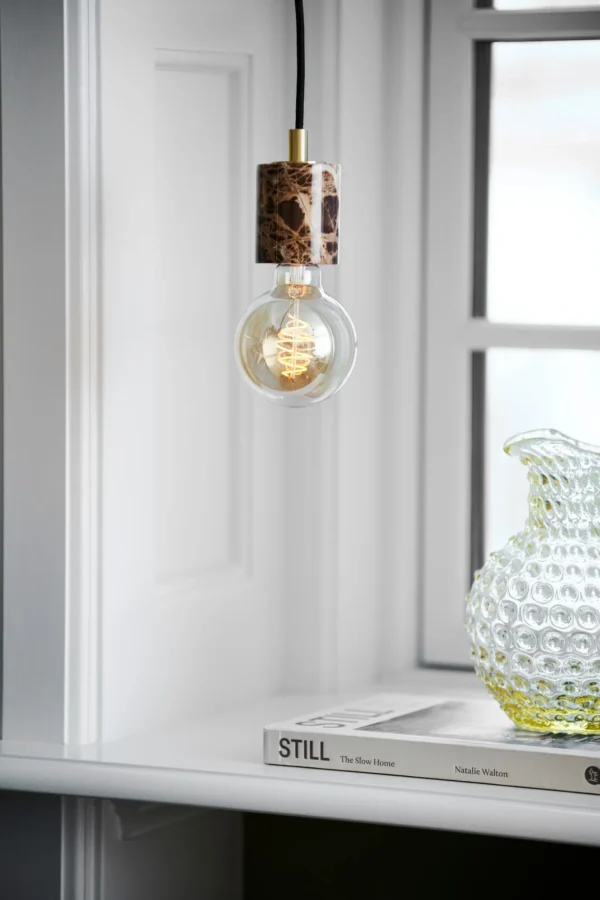Lampa wisząca Nordlux Siv Pendant Kit Marble Brązowy