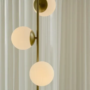 Lampa podłogowa Nordlux Lilly Mosiądz