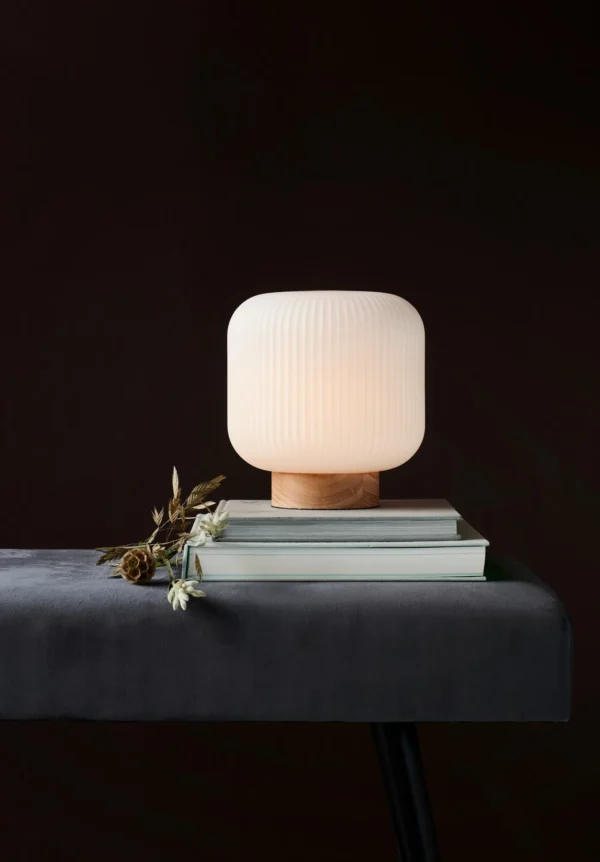Lampa stołowa Nordlux Milford Opal Biały